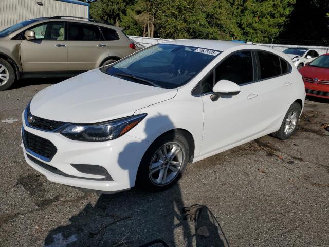 3G1BE6SM0JS594282 - 2018 CHEVROLET CRUZE LT WHITE photo 1