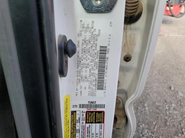 5TFJU4GN0BX005713 - 2011 TOYOTA TACOMA DOUBLE CAB PRERUNNER WHITE photo 12
