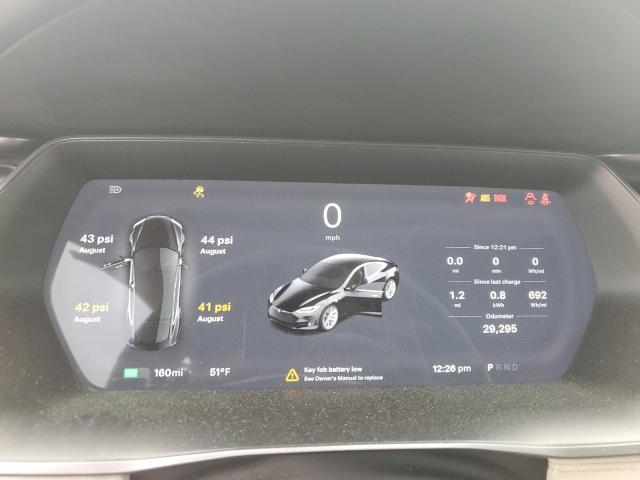 5YJSA1E25KF304855 - 2019 TESLA MODEL S Чорний фото 9