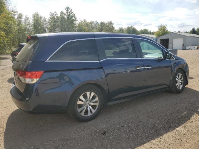 5FNRL5H61EB502576 - 2014 HONDA ODYSSEY EXL BLUE photo 3