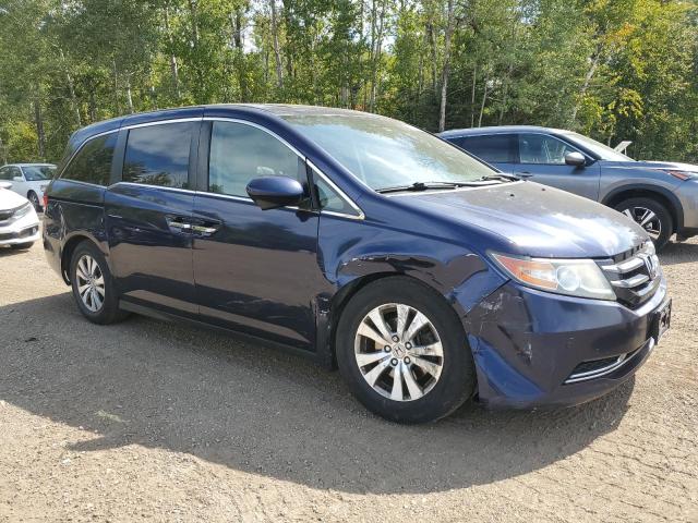 5FNRL5H61EB502576 - 2014 HONDA ODYSSEY EXL BLUE photo 4