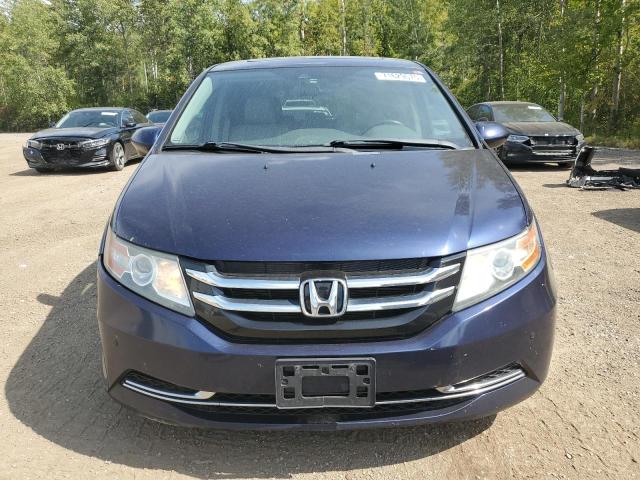 5FNRL5H61EB502576 - 2014 HONDA ODYSSEY EXL BLUE photo 5