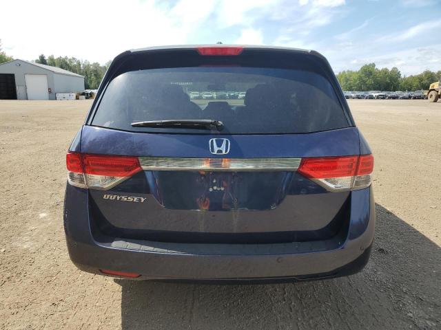 5FNRL5H61EB502576 - 2014 HONDA ODYSSEY EXL BLUE photo 6