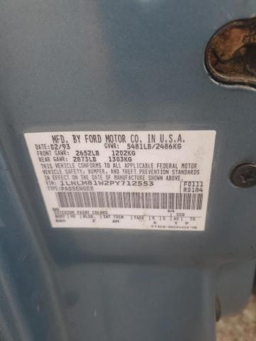 1LNLM81W2PY712553 - 1993 LINCOLN TOWN CAR EXECUTIVE Синій фото 12