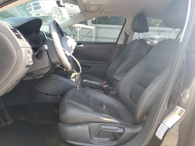 3VWDP7AJ6CM067004 - 2012 VOLKSWAGEN JETTA SE BLACK photo 7