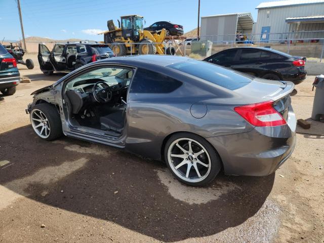2HGFG4A57CH708125 - 2012 HONDA CIVIC SI GRAY photo 2