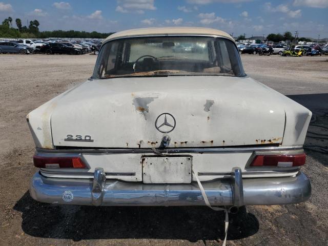 11001112010863 - 1966 MERCEDES-BENZ 230 WHITE photo 6