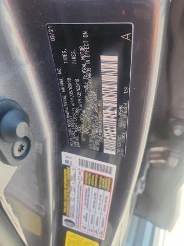 5TDGZRAH7MS061345 - 2021 TOYOTA HIGHLANDER XLE Gris photo 13