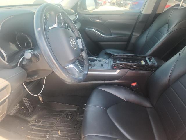 5TDGZRAH7MS061345 - 2021 TOYOTA HIGHLANDER XLE Gris photo 7