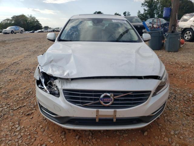 YV140MFB4F1306892 - 2015 VOLVO S60 PREMIER WHITE photo 5