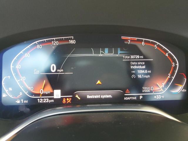 WBA7T2C03MCF65523 - 2021 BMW 740 I Czarny zdjęcie 9