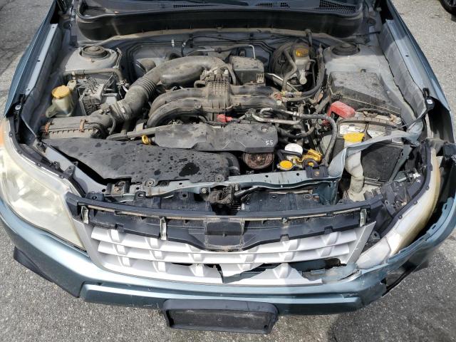 JF2SHADC7CH444981 - 2012 SUBARU FORESTER 2.5X PREMIUM GREEN photo 11