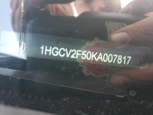 1HGCV2F50KA007817 - 2019 HONDA ACCORD EXL Синій фото 12