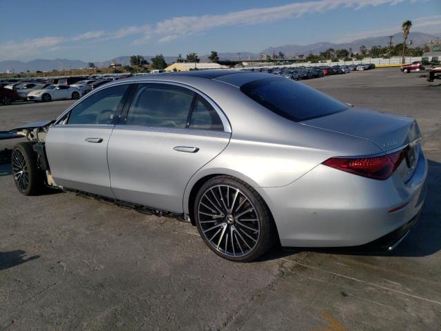 W1K6G6DB8NA102867 - 2022 MERCEDES-BENZ S 500 4MATIC SILVER photo 2