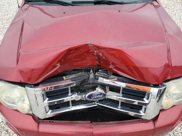 1FMCU03729KA82580 - 2009 FORD ESCAPE XLT RED photo 12