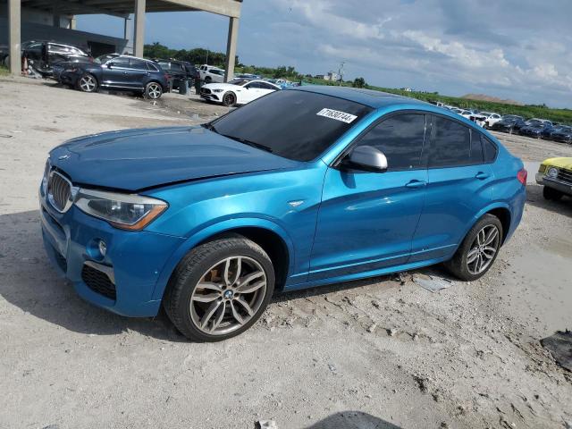 5UXXW7C55G0M91008 - 2016 BMW X4 XDRIVEM40I BLUE photo 1