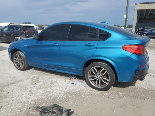 5UXXW7C55G0M91008 - 2016 BMW X4 XDRIVEM40I BLUE photo 2