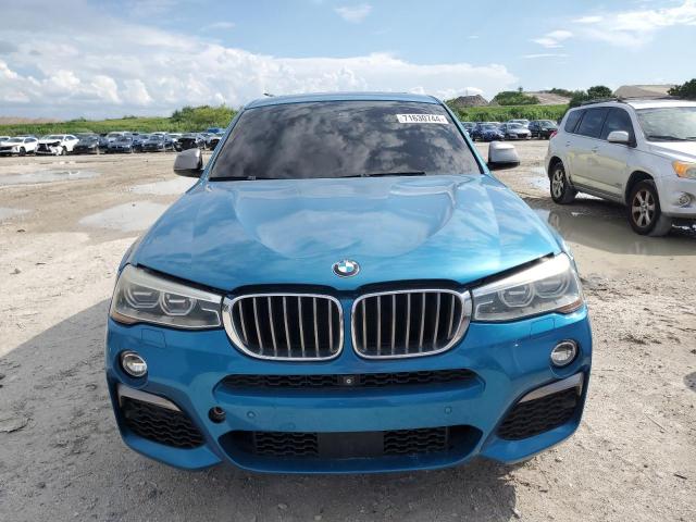 5UXXW7C55G0M91008 - 2016 BMW X4 XDRIVEM40I BLUE photo 5