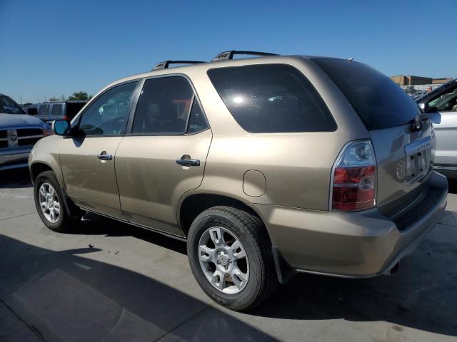 2HNYD18616H535584 - 2006 ACURA MDX TOURING TAN photo 2