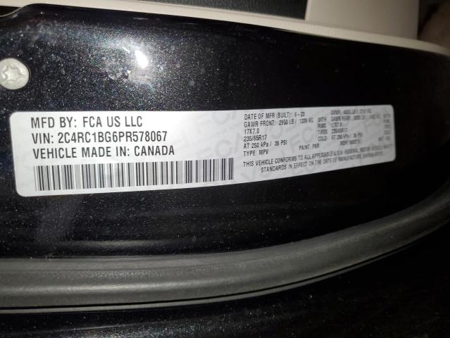 2C4RC1BG6PR578067 - 2023 CHRYSLER PACIFICA TOURING L 黑色 照片 13