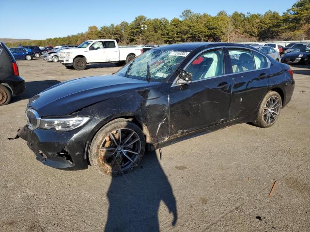 3MW5R7J03M8B71417 - 2021 BMW 330XI BLACK photo 1