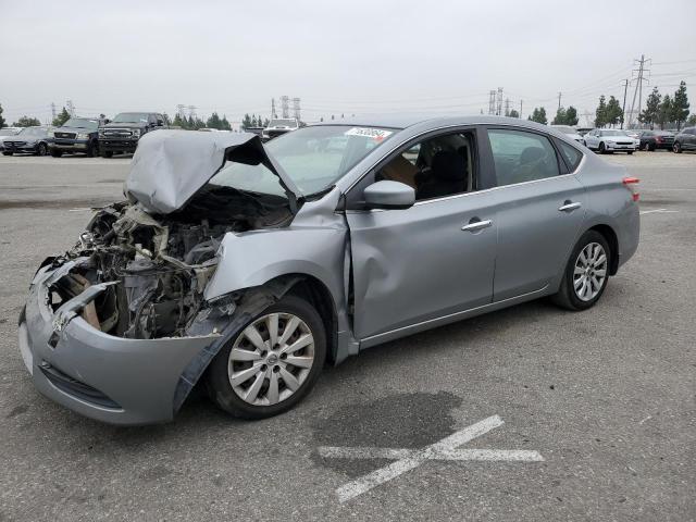 3N1AB7APXDL791538 - 2013 NISSAN SENTRA S SILVER photo 1