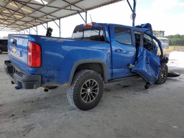1GCGTEEN0J1292879 - 2018 CHEVROLET COLORADO ZR2 BLUE photo 3