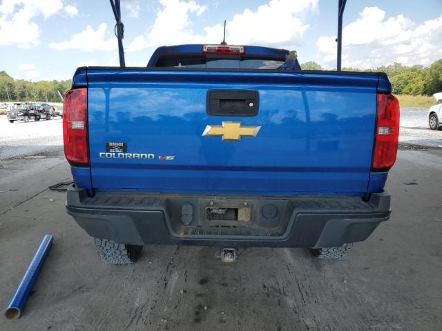 1GCGTEEN0J1292879 - 2018 CHEVROLET COLORADO ZR2 BLUE photo 6