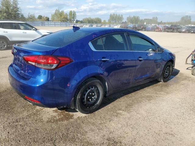 3KPFL4A87HE093079 - 2017 KIA FORTE EX ლურჯი ფოტო 3