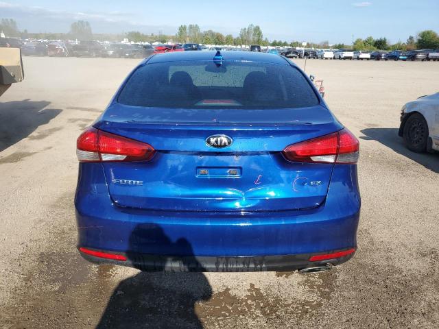3KPFL4A87HE093079 - 2017 KIA FORTE EX ლურჯი ფოტო 6