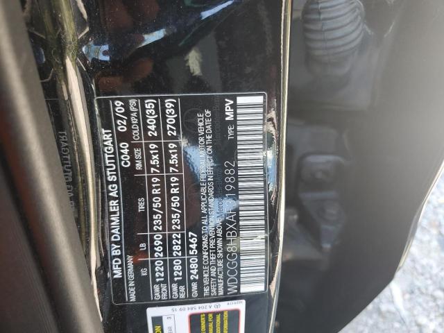 WDCGG8HBXAF319882 - 2010 MERCEDES-BENZ GLK 350 4MATIC BLACK photo 13