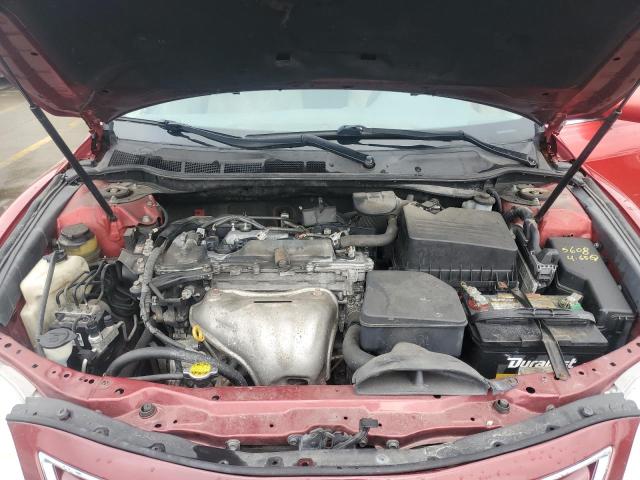 4T4BF3EKXBR142744 - 2011 TOYOTA CAMRY BASE წითელი ფოტო 11