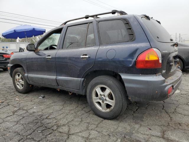 KM8SC73E64U672509 - 2004 HYUNDAI SANTA FE GLS BLUE photo 2