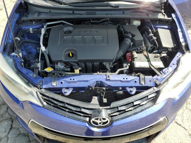 5YFBURHE3FP211435 - 2015 TOYOTA COROLLA L BLUE photo 11