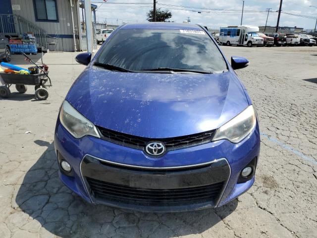 5YFBURHE3FP211435 - 2015 TOYOTA COROLLA L BLUE photo 5