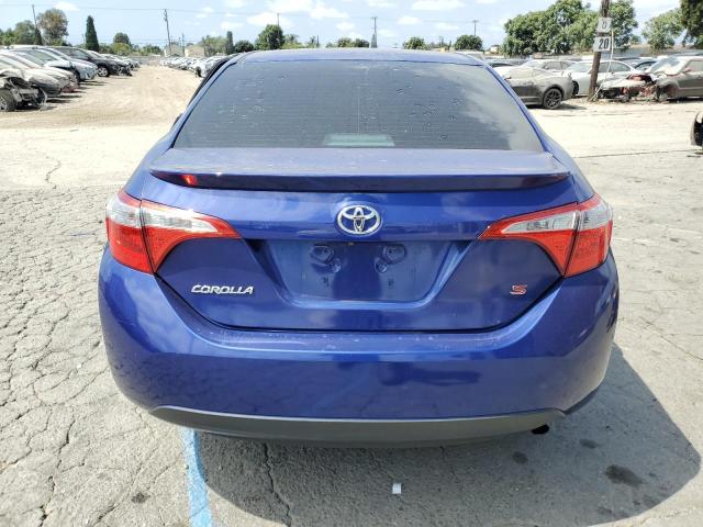 5YFBURHE3FP211435 - 2015 TOYOTA COROLLA L BLUE photo 6