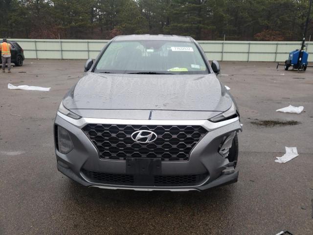 5NMS3CAD7KH075123 - 2019 HYUNDAI SANTA FE SEL Մոխրագույն լուսանկար 5