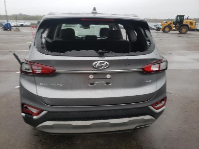 5NMS3CAD7KH075123 - 2019 HYUNDAI SANTA FE SEL Մոխրագույն լուսանկար 6