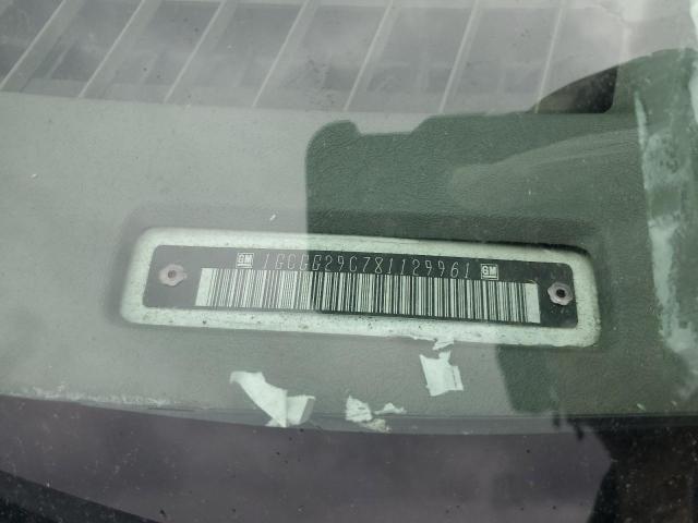 1GCGG29C781129961 - 2008 CHEVROLET EXPRESS WHITE photo 13