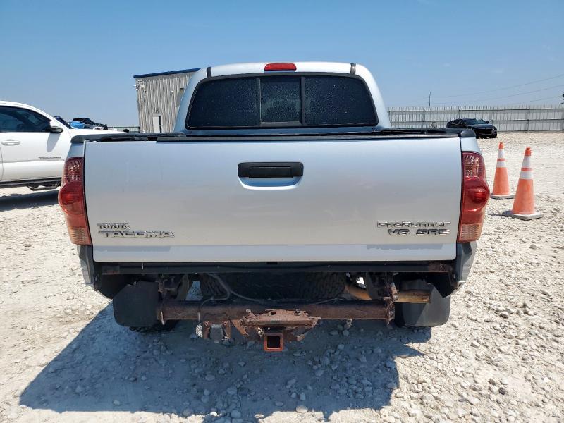 5TEJU62N07Z426656 - 2007 TOYOTA TACOMA DOUBLE CAB PRERUNNER SILVER photo 6