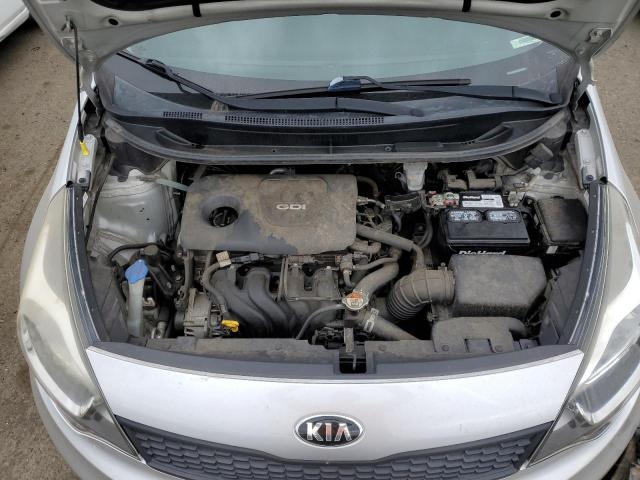 KNADM4A37G6688105 - 2016 KIA RIO LX SILVER photo 11