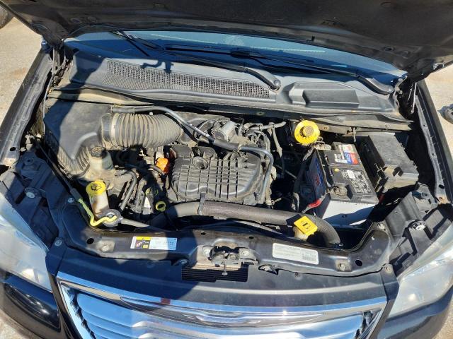 2C4RC1BG6FR565513 - 2015 CHRYSLER TOWN & COU TOURING أسود صورة 12