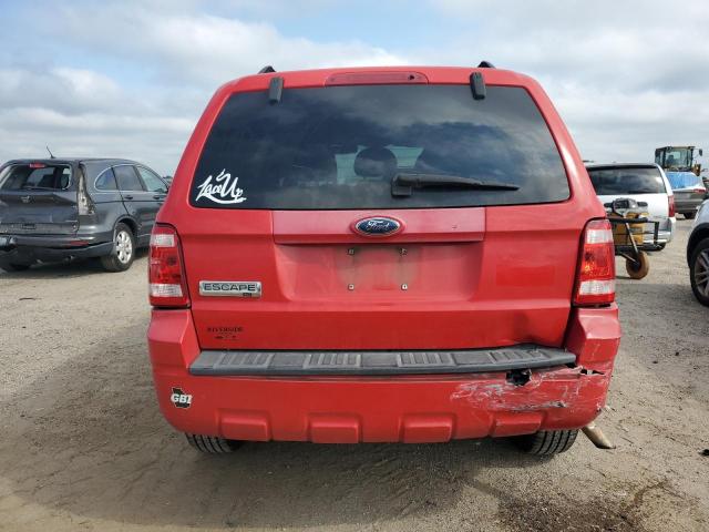 1FMCU03GX9KA18562 - 2009 FORD ESCAPE XLT Kırmızı fotoğraf 6