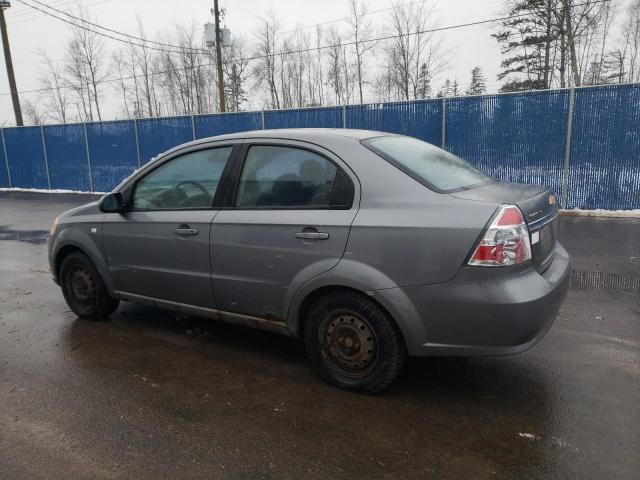 KL1TD556X7B116291 - 2007 CHEVROLET AVEO BASE GRAY photo 2