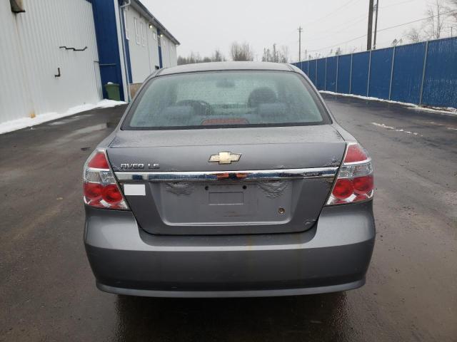 KL1TD556X7B116291 - 2007 CHEVROLET AVEO BASE GRAY photo 6