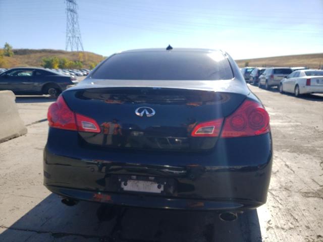 JN1CV6AR4BM411267 - 2011 INFINITI G37 BLACK photo 6