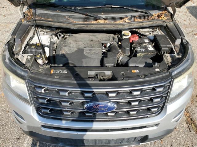 1FM5K7D80HGC75200 - 2017 FORD EXPLORER XLT SILVER photo 11