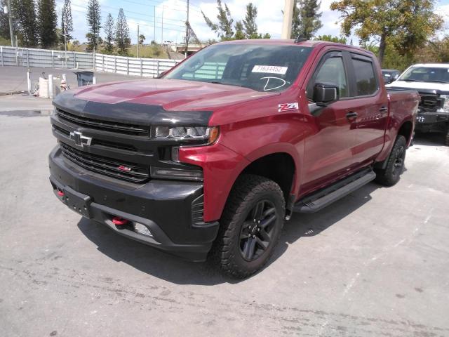 1GCPYFED2KZ114487 - 2019 CHEVROLET SILVERADO K1500 LT TRAIL BOSS BURGUNDY photo 2