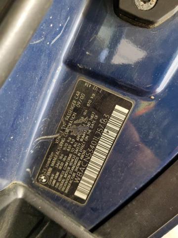 WBACN53401LJ57163 - 2001 BMW Z3 3.0 BLUE photo 12