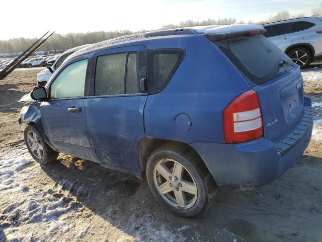 1J8FF47W47D199169 - 2007 JEEP COMPASS BLUE photo 2